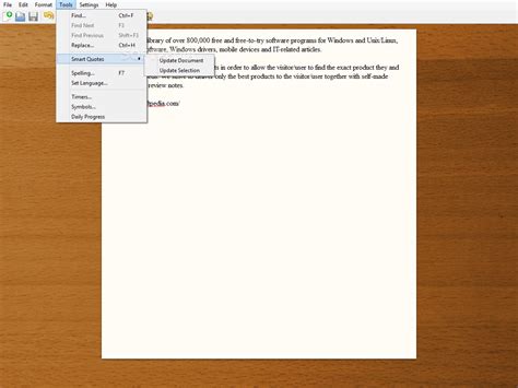 Get Portable Focuswriter 1.6.4 for complimentary.